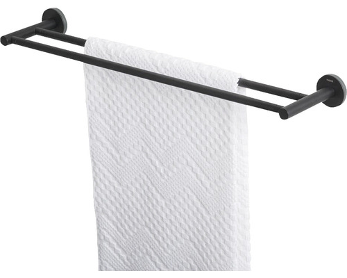 Porte-serviettes double avec serviette