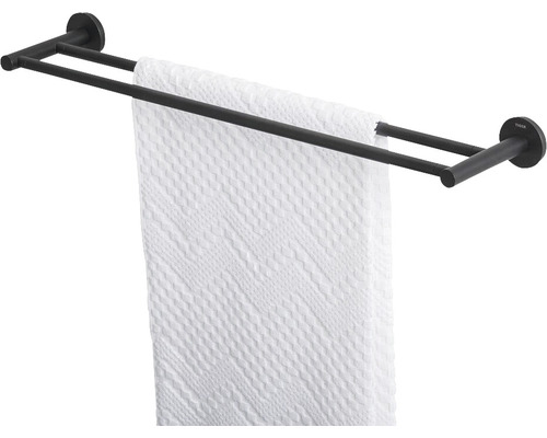 Porte-serviettes double avec serviette