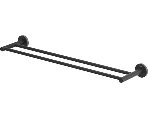 Porte-serviettes double pour montage mural