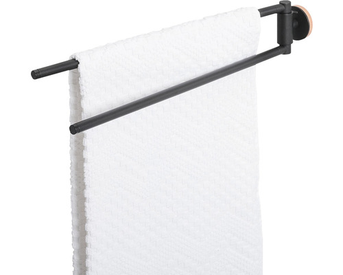 Porte-serviettes en métal avec serviette