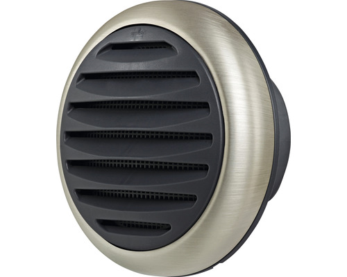 Grille de protection contre les intempéries ronde en métal et plastique