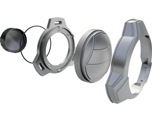 Explosionszeichnung eines Smart Home Wassersensors