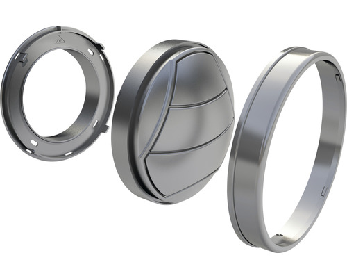 Einzelne runde LED Einbauleuchte mit abnehmbaren Blenden