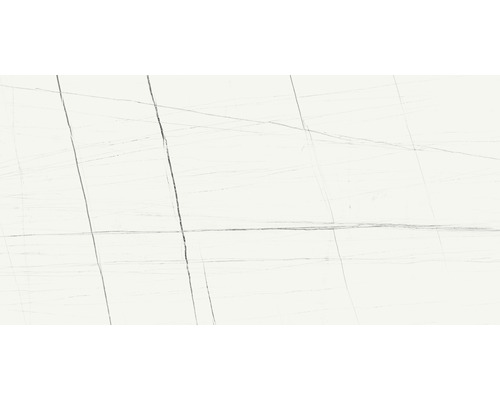 Carrelage sol en grès cérame fin Scandium White Pulido 80x160 cm