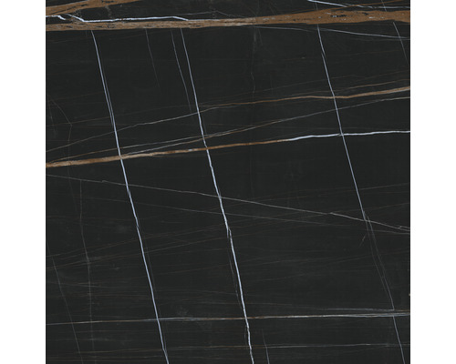 Feinsteinzeug Bodenfliese Scandium Black Pulido 120x120 cm