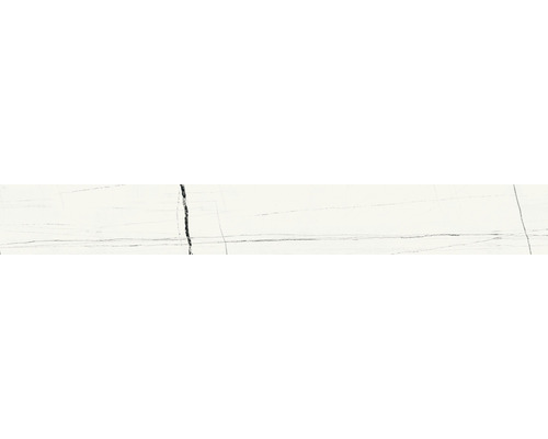 Plinthe de carrelage Scandium White Pulido 10x60 cm