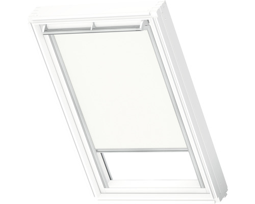 VELUX Sichtschutzrollo weiß uni solarbetrieben Rahmen weiß RSL P08 1028SWL