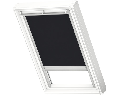 Store tamisant VELUX noir uni électrique cadre blanc RML UK08 4069SWL