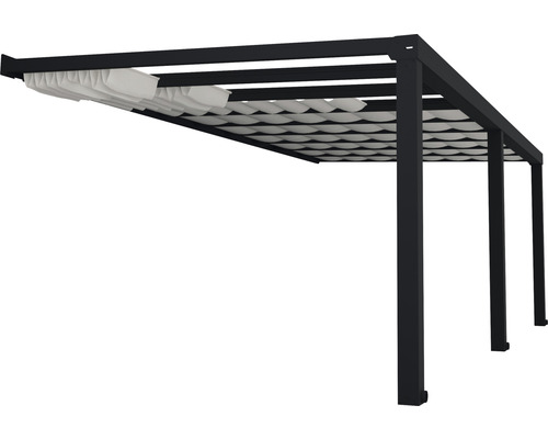 Pergola avec toit à lamelles pour le jardin ou la terrasse