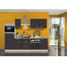 Cuisine intégrée complète avec appareils électriques, évier et lave-vaisselle