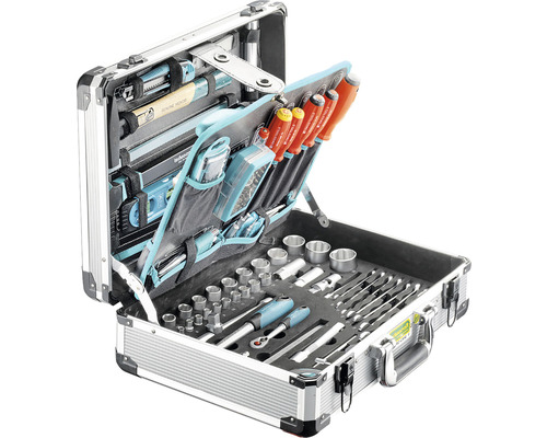 Technocraft Alu-Werkzeugkoffer Alu-Werkzeugkoffer PRO CASE 5 Premium inklusive PB Swiss Tools 140-tlg