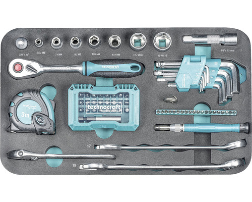 Technocraft Werkzeugsortiment im Koffer
