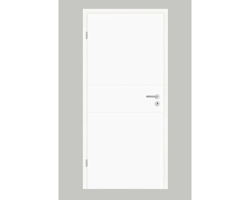 Porte intérieure Pertura Tilda 11 Design blanc (RAL 9003) 86x198,5 cm gauche