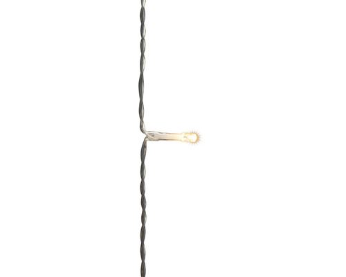 Guirlande lumineuse avec une LED allumée