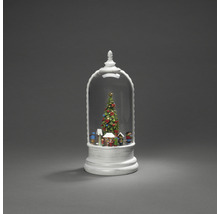 Boule de Noël avec sapin de Noël et figurines