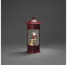 Lanterne de Noël décorative avec le Père Noël et des enfants