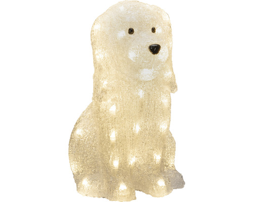 Chien acrylique 40 LED Konstsmide couleur d'éclairage blanc chaud