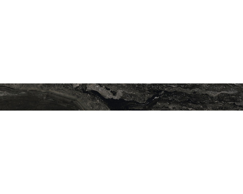 Plinthe de carrelage Orobico Dark 8x60 cm poli rectifié