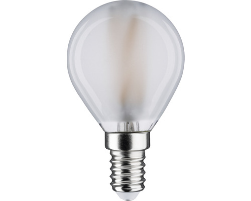 Matte LED-Lampe in Tropfenform mit E14-Sockel
