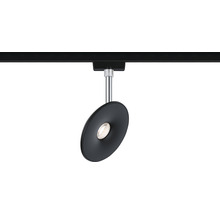 Spot LED noir pour montage sur rail