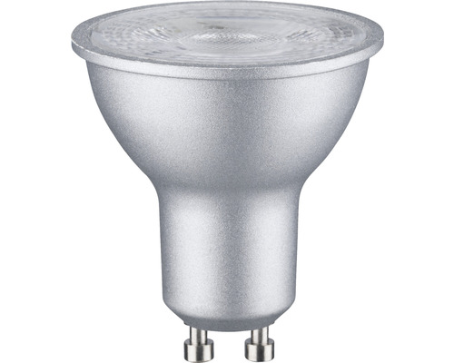 Ampoule réflecteur LED à intensité lumineuse variable GU10/7W chrome/mat 460 lm 2700 K blanc chaud 36° adaptée au système URail