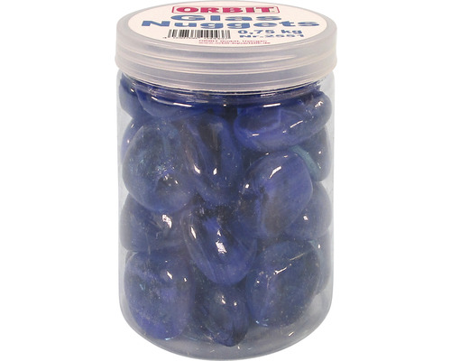 Pépites de verre dans un récipient, 0.75 kg