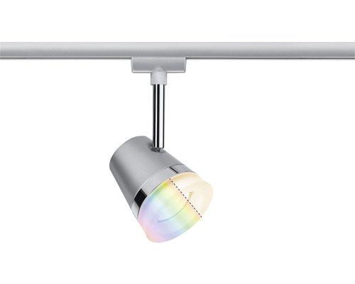 Spot de plafond sur rail avec tête de lampe réglable
