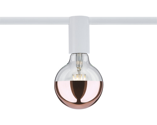 Dekorative Pendelleuchte mit teilverspiegelter Glühbirne