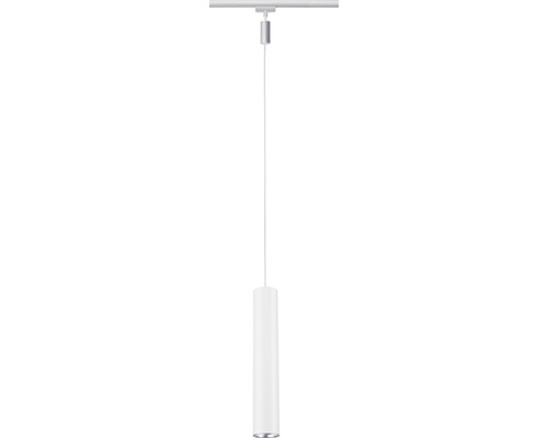 Weisse LED-Pendelleuchte für Schienensystem