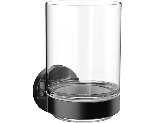 Emco ROUND Glashalter schwarz matt 432013300-0