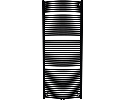 Radiateur de salle de bains Rotheigner SWING-M 1810 x 745 mm noir raccord en bas au centre