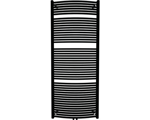 Radiateur de salle de bains Rotheigner SWING-M 1495 x 595 mm noir raccord en bas au centre