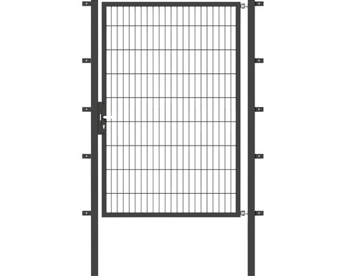 Einzeltor ALBERTS Flexo 6/5/6 125 x 180 cm inkl. Pfosten 6 x 6 cm anthrazit