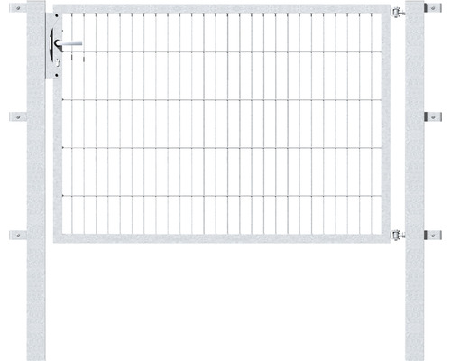 Einzeltor ALBERTS Flexo 150 x 100 cm 6/5/6 Rahmen 40x40 inkl. Pfosten 8 x 8 cm feuerverzinkt