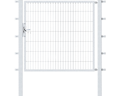 Einzeltor ALBERTS Flexo 150 x 140 cm 6/5/6 Rahmen 40x40 inkl. Pfosten 8 x 8 cm feuerverzinkt