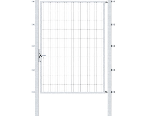 Portail simple ALBERTS Flexo 150 x 200 cm 6/5/6 cadre 40x40 avec poteau 8 x 8 cm galvanisé à chaud