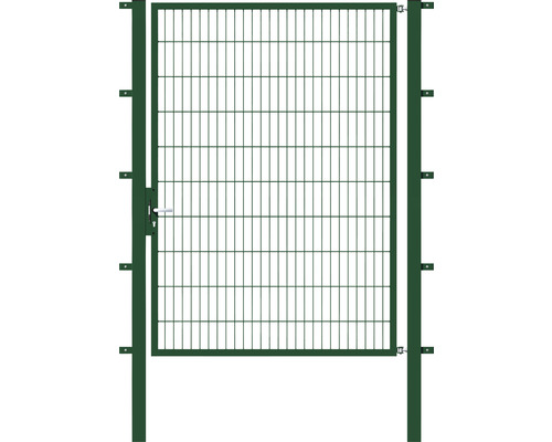 Einzeltor ALBERTS Flexo 150 x 200 cm 6/5/6 Rahmen 40x40 inkl. Pfosten 8 x 8 cm grün