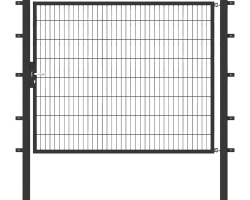 Einzeltor ALBERTS Flexo 200 x 160 cm 6/5/6 Rahmen 40x40 inkl. Pfosten 8 x 8 cm anthrazit