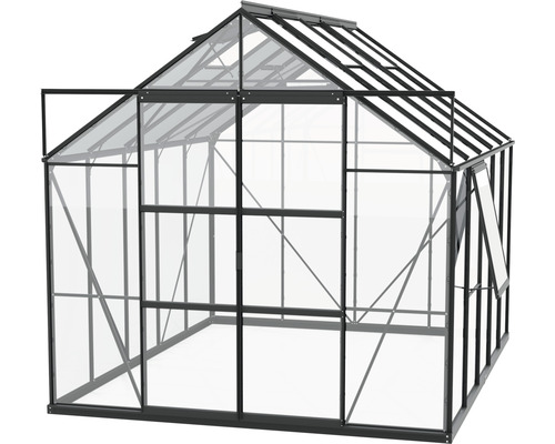 Serre avec fenêtre et porte