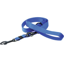 Blaue Hundeleine mit Karabinerhaken