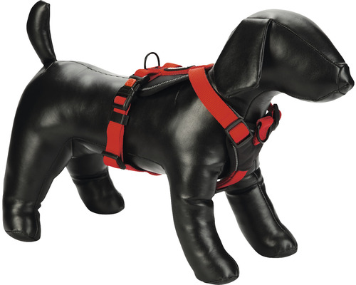Harnais Karlie Art Sportiv Premium harnais en Y Taille M 25 mm 53 - 65 cm rouge Harnais pour chien sur un mannequin de chien