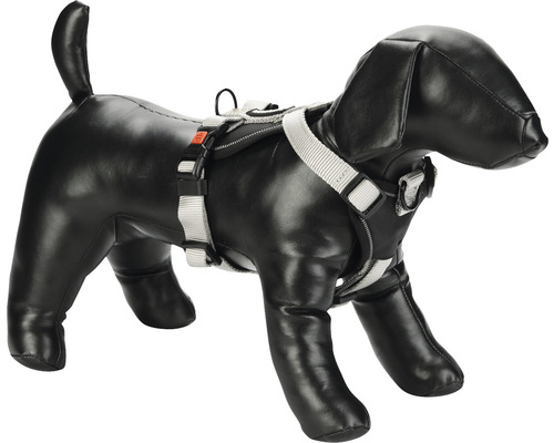 Harnais Karlie Art Sportiv Premium harnais en Y Taille M 25 mm 53 - 65 cm gris Harnais pour chien sur un modèle de chien