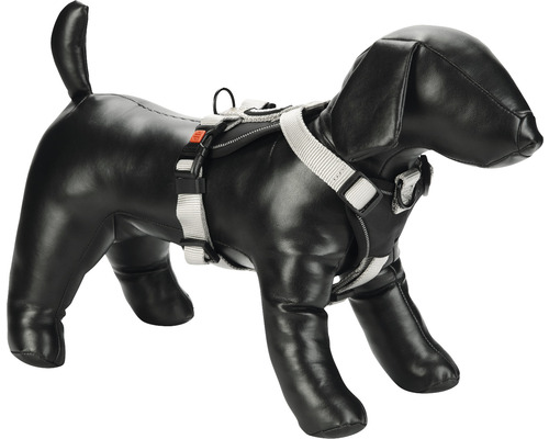 Harnais Karlie Art Sportiv Premium harnais en Y Taille L 25 mm 60 - 76 cm gris Harnais pour chien sur un mannequin de chien