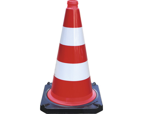 Cône de signalisation BASt certifié selon TL PVC deux pièces film totalement réfléchissant type RA1/A rouge et blanc Ø 36 cm 40 x 75 cm Cône de signalisation BASt certifié selon TL PVC deux pièces film totalement réfléchissant type RA1/A rouge et blanc Ø 36 cm 40 x 75 cm