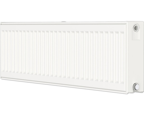 Radiateur à vanne Rotheigner type DK (22) 8 connexions (latérales, en bas à droite ou à gauche ou raccordement central) 300 x 500 mm blanc sans languettes de fixation Radiateur pour la diffusion de chaleur à l''intérieur