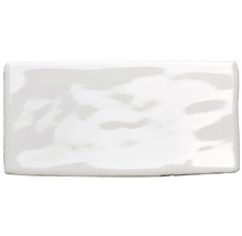 Échantillon de carrelage Loft blanc brillant 7,5x15
