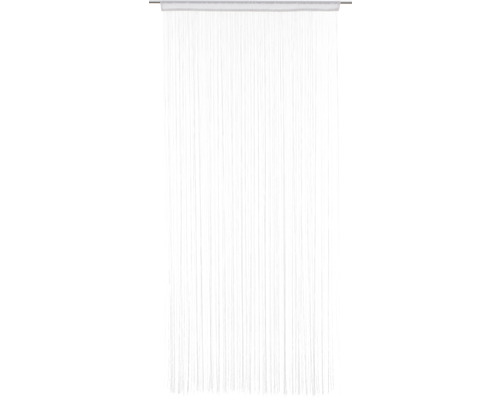 Rideau de porte Isaac blanc 90x200 cm