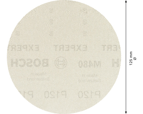 Disque abrasif Bosch, diamètre 125 mm