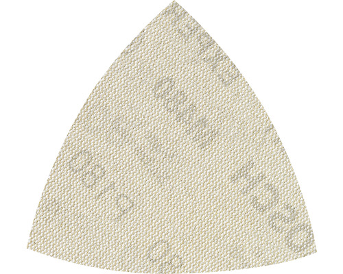Bosch Feuille abrasive pour ponceuse triangulaire delta, 93x93x93 mm grain 180, non perforé, 50 pièces