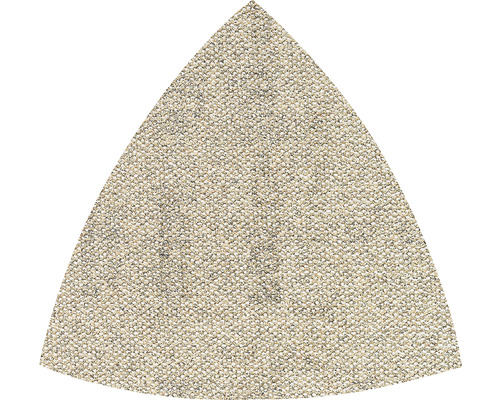Bosch Feuille abrasive pour ponceuse triangulaire delta, 93x93x93 mm grain 80, non perforé, 50 pièces